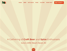 Tablet Screenshot of hopsaucefest.com